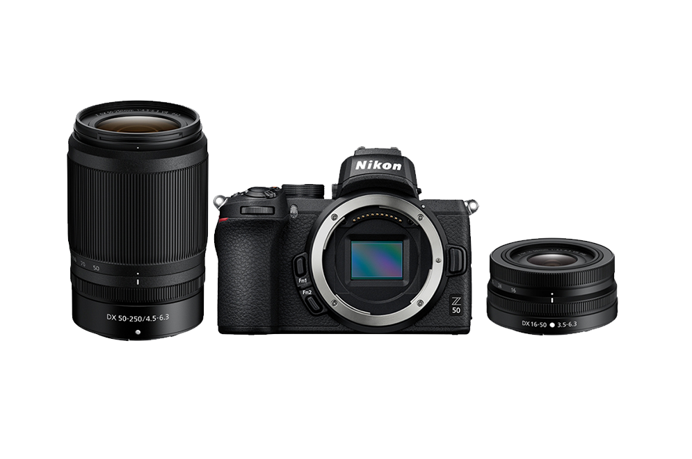 Z 50 + NIKKOR Z DX 16-50 VR + 50-250 VR