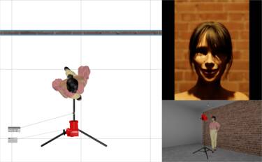 Virtual Studio renders to accompany Dom Salmon's How to take a headshot magazine article.