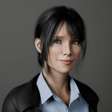 Virtual Studio renders to accompany Dom Salmon's How to take a headshot magazine article.