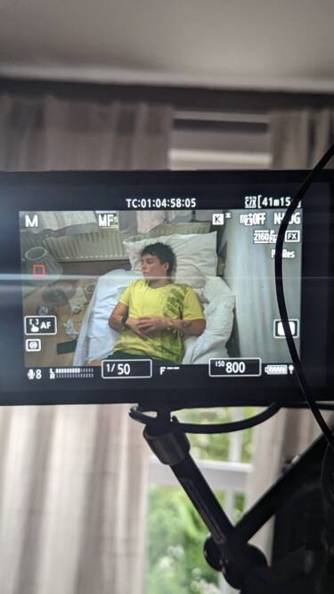 Behind the Scenes Assets for Nikon magazine 'Nora Nord's interview about her film, Femme.